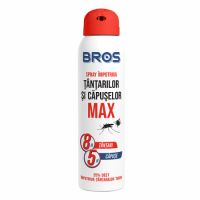 Spray impotriva tantarilor si capuselor Max, 90 ml, Bros
