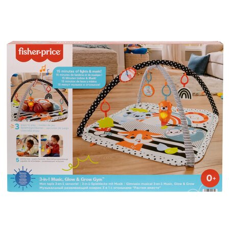 Saltea muzicala 3 in 1 cu centru de activitati, 0 luni+, Fisher Price 560901