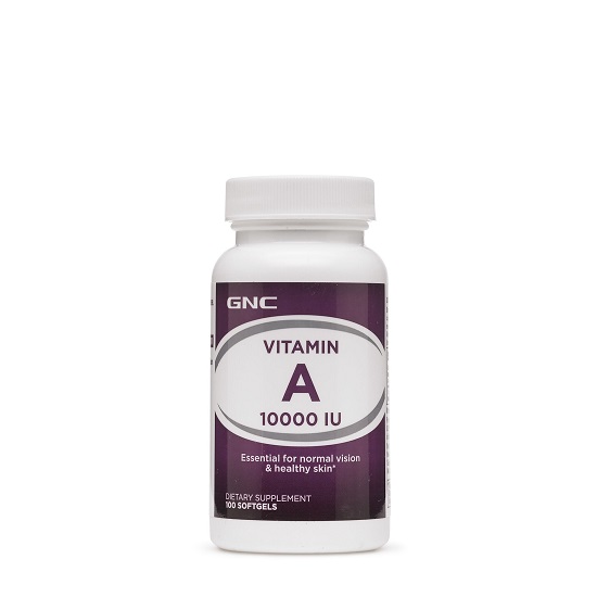 Vitamin A 10.000 UI, 100 capsule, GNC