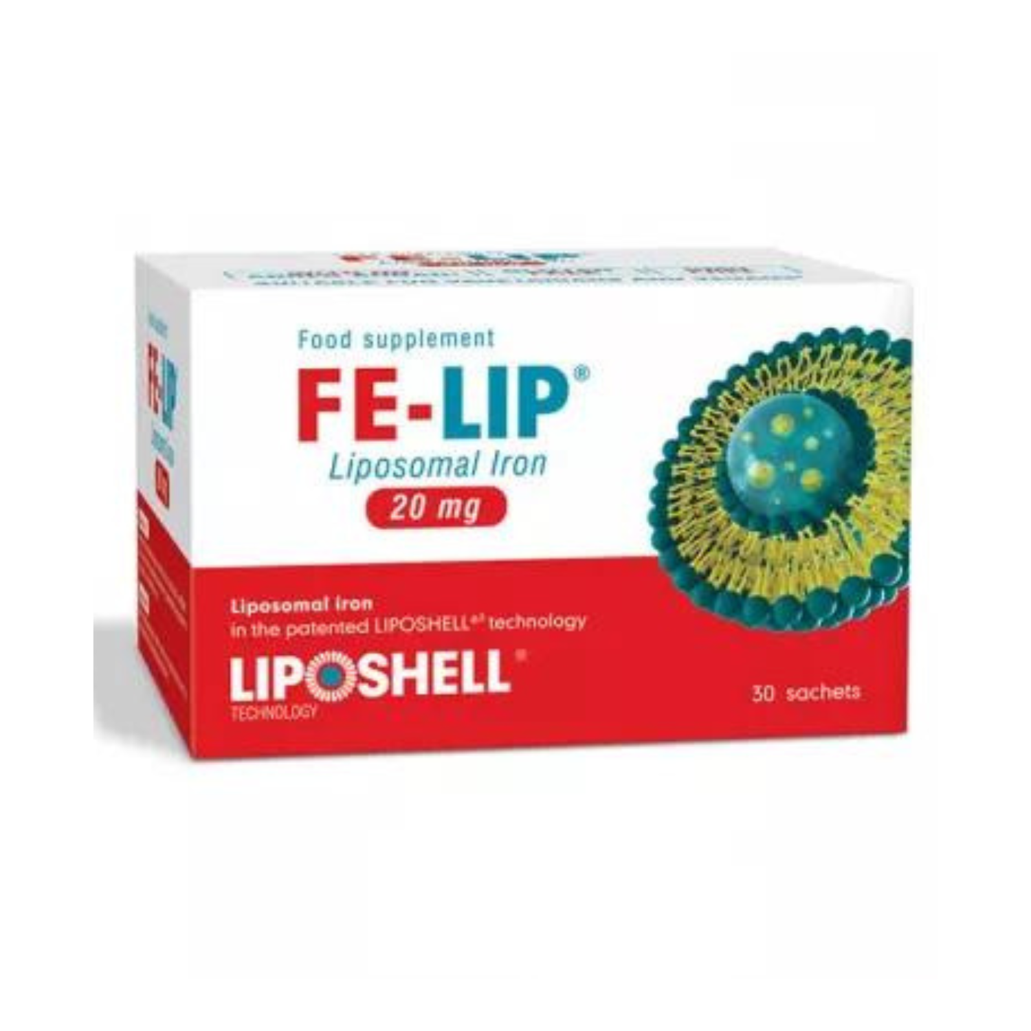 Fier lipozomal, 30 de plicuri, Liposhell