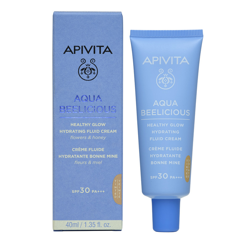 Crema coloranta SPF 30 Aqua Beelicious, 40 ml, Apivita