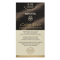 Vopsea de par My Color Elixir, Dark Blonde Sand Pearl, No 6.78, Apivita
