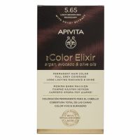 Vopsea de par My Color Elixir, Light Brown Red Mahogany, No 5.65, Apivita