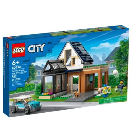 Casa de familie si masina electrica Lego City 60398 Lego