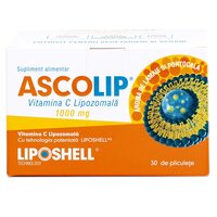Vitamina C lipozomala cu aroma de portocala, 30 plicuri, Liposhell