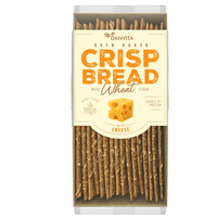 Felii de paine crocanta cu branza maturata, 130 g, Danvita
