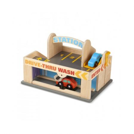 Benzinaria cu garaj, + 3 ani, Melissa&Doug 561322