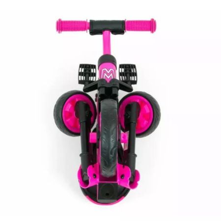 Tricicleta pliabila transformabila Grande, Pink, +12 luni, Milly Mally 561393