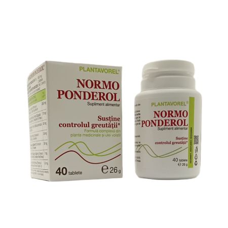 Normoponderol V, 40 tablete, Plantavorel