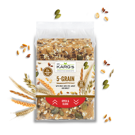 Crackers integral cu 5 cereale