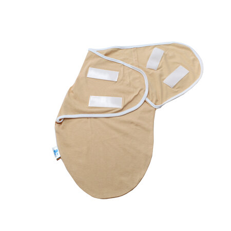 Sistem infasat simplu, Crem, 0-3 luni, 2 bucati, Baltic Bebe 561415