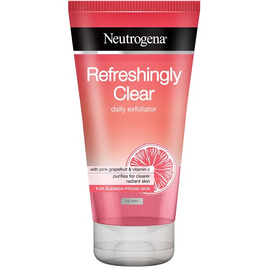 Gel-scrub exfoliant pentru ten cu imperfectiuni Refreshingly Clear, 150 ml, Neutrogena  