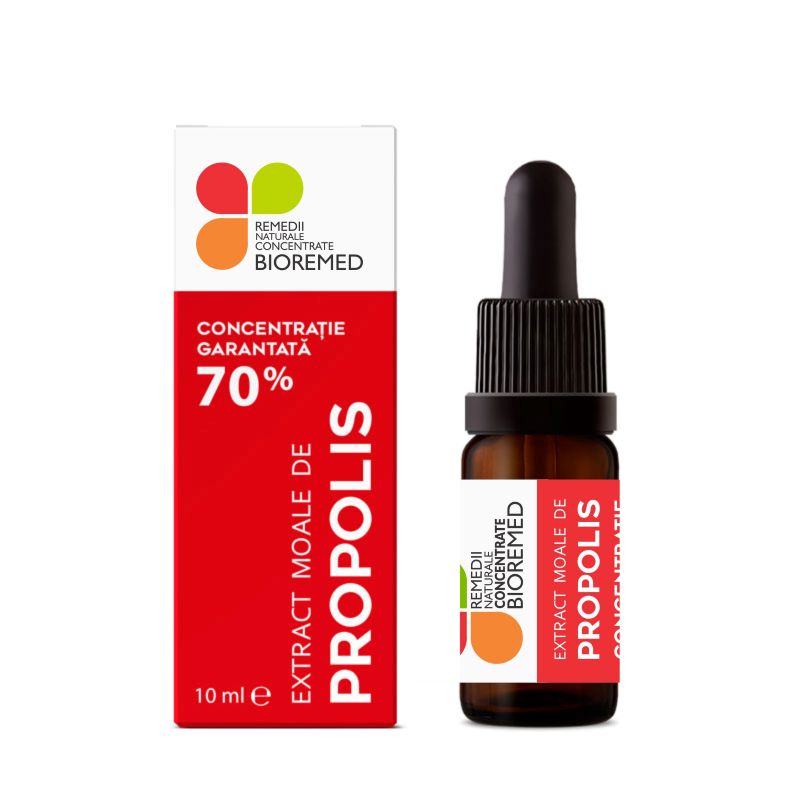 Extract Moale de Propolis 70%, 10 ml, Bioremed