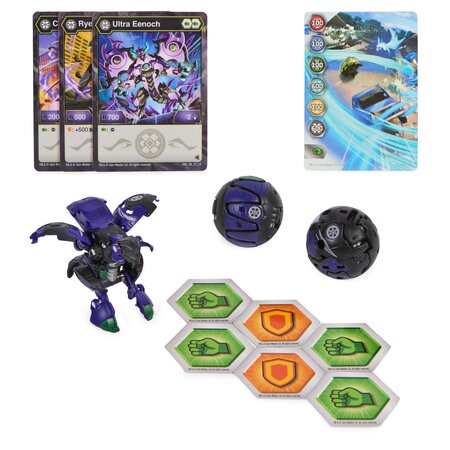 Pachet Bakugan S5 Eenoch Ultra, Cimoga si Ryerazu, +6 ani, Bakugan 561549