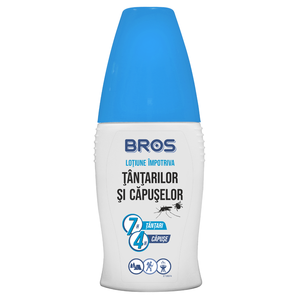 Lotiune impotriva tantarilor si capuselor, 50 ml, Bros