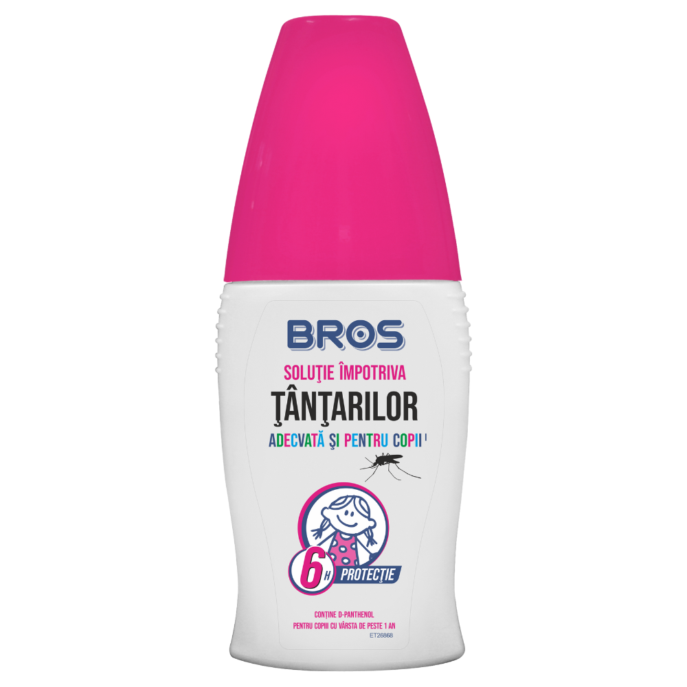 Solutie impotriva tantarilor pentru copii, 50 ml, Bros