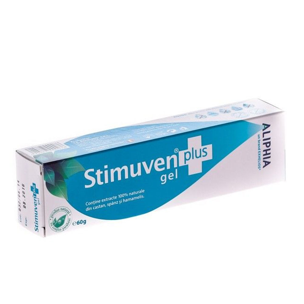 Gel pentru varice Aliphia Stimuven Plus, 60 g, Exhelios