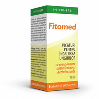 Picaturi pentru ingrijirea unghiilor Fitomed, 10 ml, Interherb