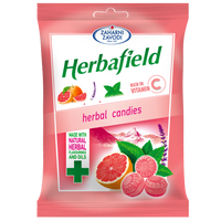 Dropsuri cu aroma de menta si grapefruit, 75 g, Herbafield