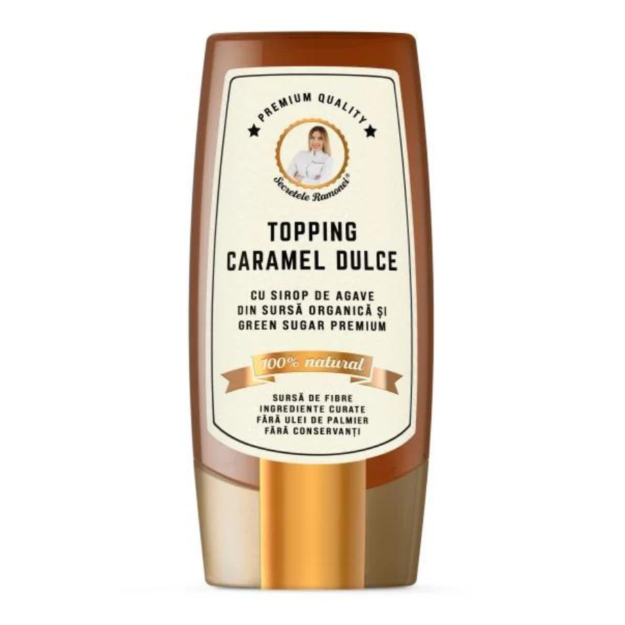 Topping de caramel, 300 g, Secretele Ramonei