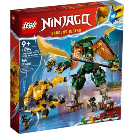 Robotii din echipa ninja a lui Lloyd si Arin Lego Ninjago 71794 Lego