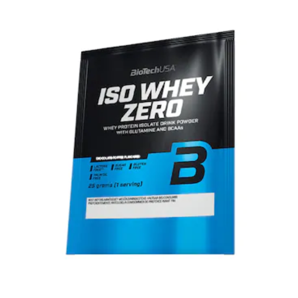 Pudra proteica Iso Whey Chocolate-Toffee, 25 g, BioTech USA