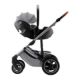 Scaun auto tip scoica I-size Baby Safe 5Z, 0-15 luni, Frost Grey, Britax 562060