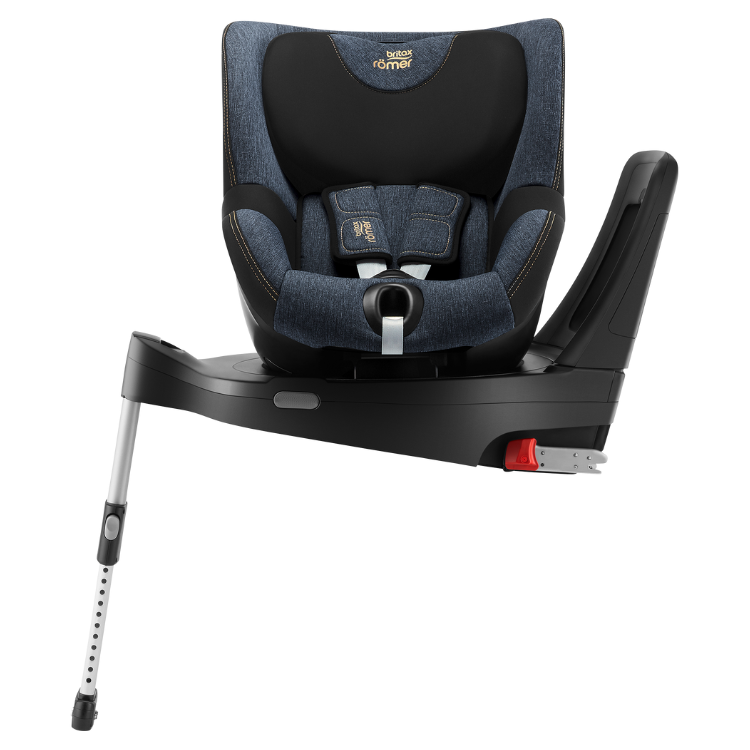 Scaun auto DualFix 3 I-size Flex Base Isense, 61-105 cm, Blue Marble, Britax