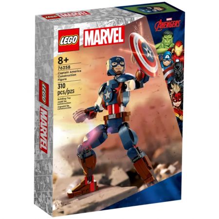 Figurina de constructie Captain America Lego Marvel 76258 Lego