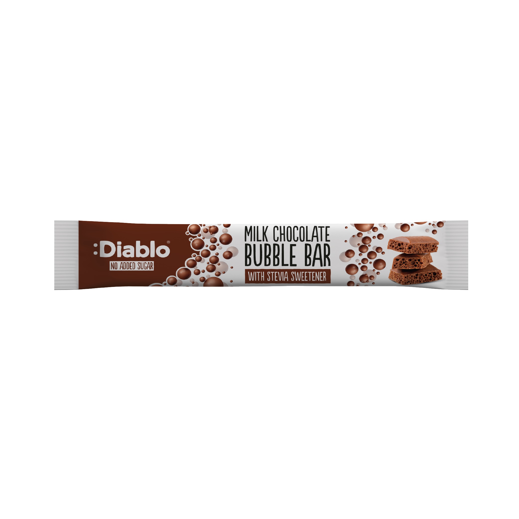 Ciocolata aerata fara zahar, 30 g, Diablo