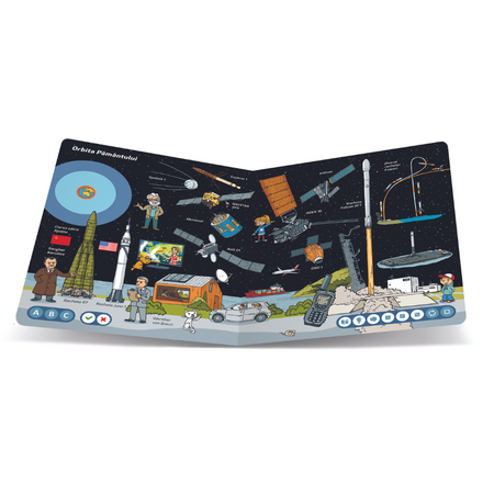 Carte interactiva, +5 ani, Calatorie in univers, Raspundel Istetel 562725
