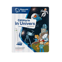 Carte interactiva, +5 ani, Calatorie in univers, Raspundel Istetel