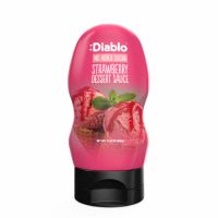 Topping fara zahar adaugat cu aroma de capsuni, 290 ml, Diablo