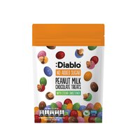Arahide invelite in ciocolata fara zahar adaugat, 40 g, Diablo