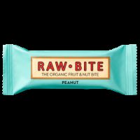 Baton bio cu arahide, 50 g, Rawbite