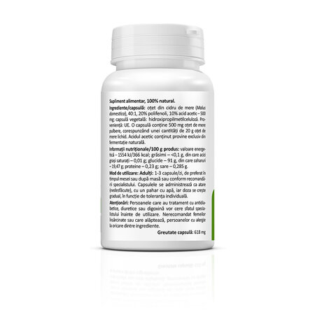 Otet din cidru de mere, 60 capsule, Zenyth 758506