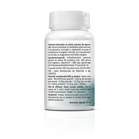 Calciu Marin, 60 capsule, Zenyth 761647
