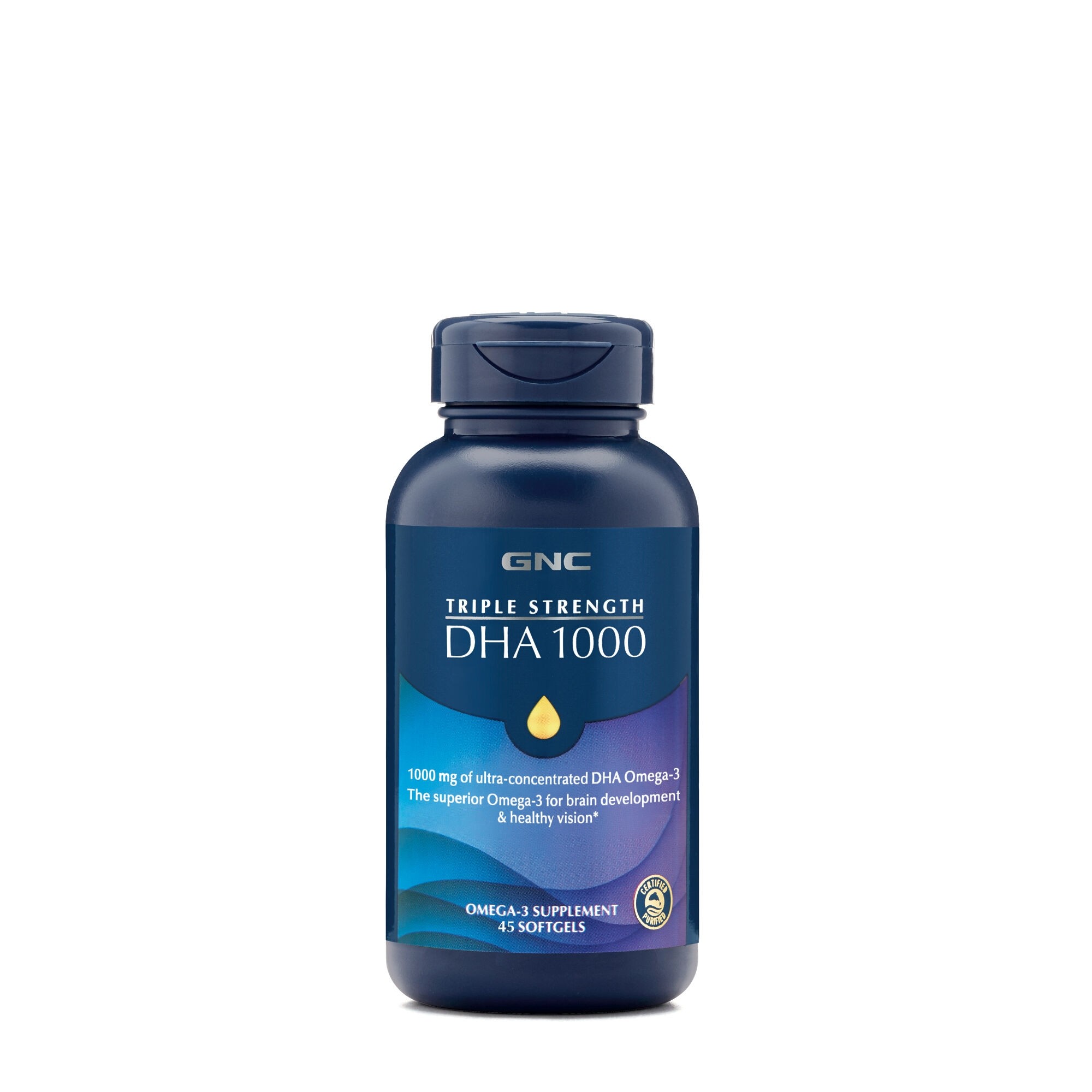 Triple Strength DHA 1000, 45 capsule, GNC