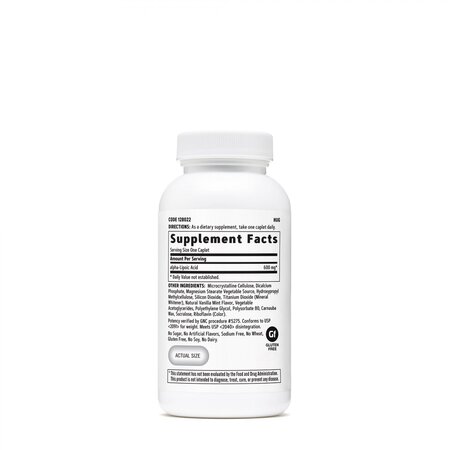 Alpha-Lipoic Acid, 600 mg, 60 tablete, GNC 562935