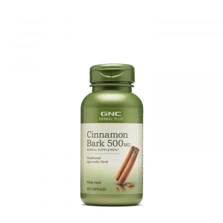 Herbal Plus Cinnamon Bark 500 mg Scortisoara