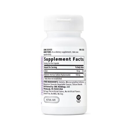 Acid hialuronic Women's Beauty Basics, 30 capsule, GNC 820186