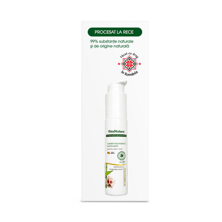 Crema hidratanta matifianta pentru ten mixt, 45 ml, Vivanatura 765704