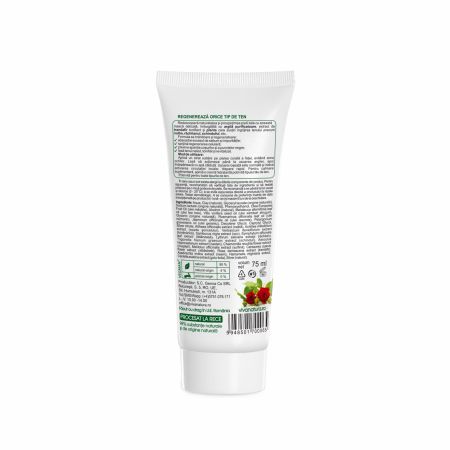 Masca de fata cu trandafir si argila, 75 ml, Vivanatura 765643