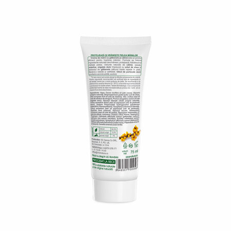 Crema de maini cu galbenele si catina, 75 ml, Vivanatura 765699