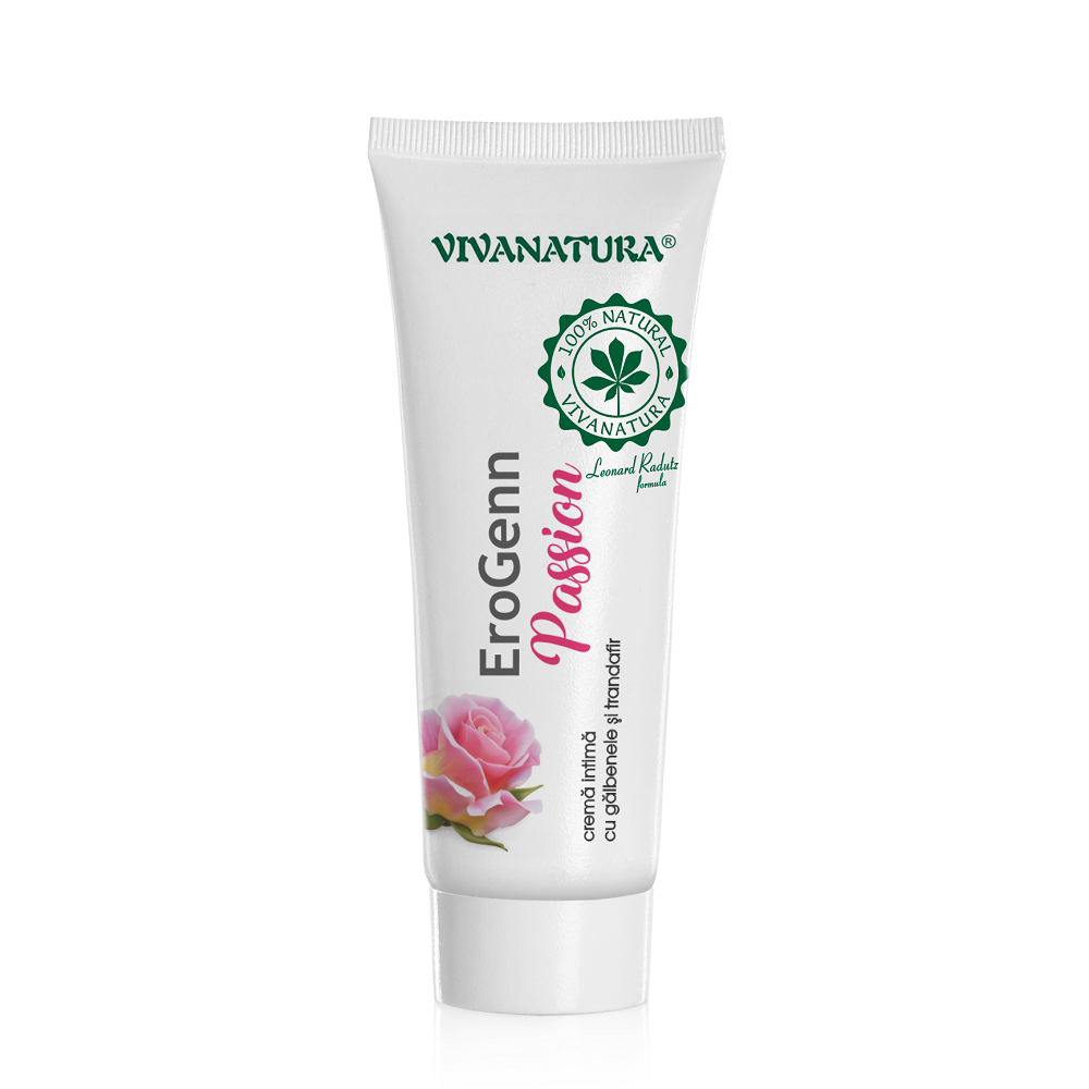 Crema intima cu galbenele si trandafiri EroGenn, 20 ml, Vivanatura