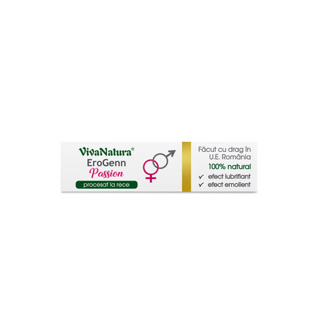 Crema intima cu galbenele si trandafiri EroGenn, 20 ml, Vivanatura 765541