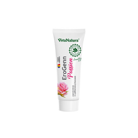 Crema intima cu galbenele si trandafiri EroGenn, 20 ml, Vivanatura 765538