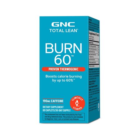 Formula termogenica pentru stimularea metabolismului Total Lean Burn, 60 tablete, GNC 820218