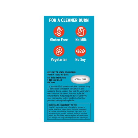 Formula termogenica pentru stimularea metabolismului Total Lean Burn, 60 tablete, GNC 820219