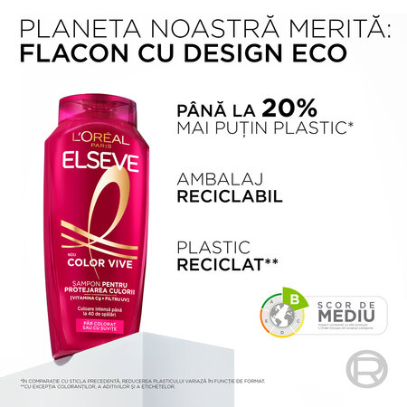 Sampon pentru protectia culorii Color Vive, 250 ml, Elseve 681605